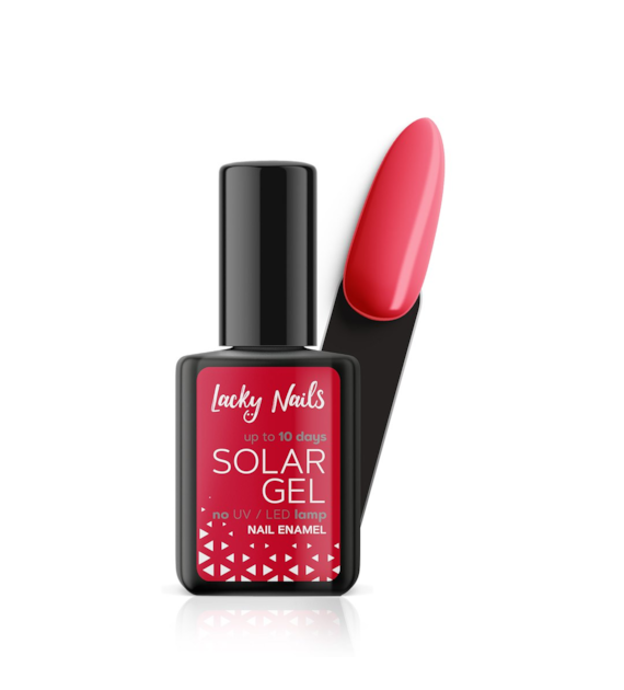 LN NAIL POLISH SOLAR GEL 11 CRIMSON