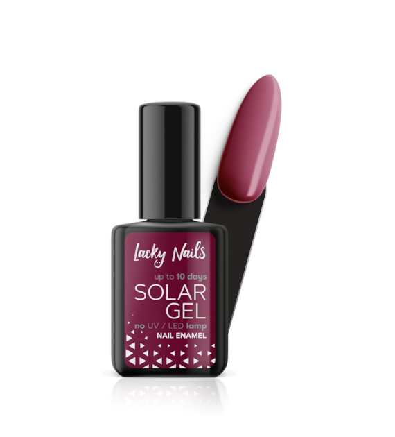 LN NAIL POLISH SOLAR GEL 13 AUBERGINE