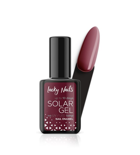 LN NAIL POLISH SOLAR GEL 14 MERLOT