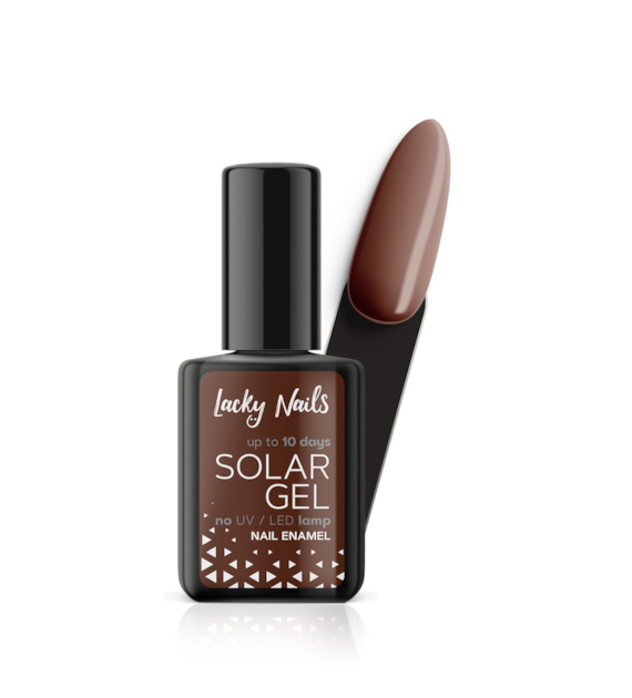 LN NAIL POLISH SOLAR GEL 16 CHOCOLATE