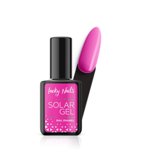 LN NAIL POLISH SOLAR GEL 30 HOT PINK