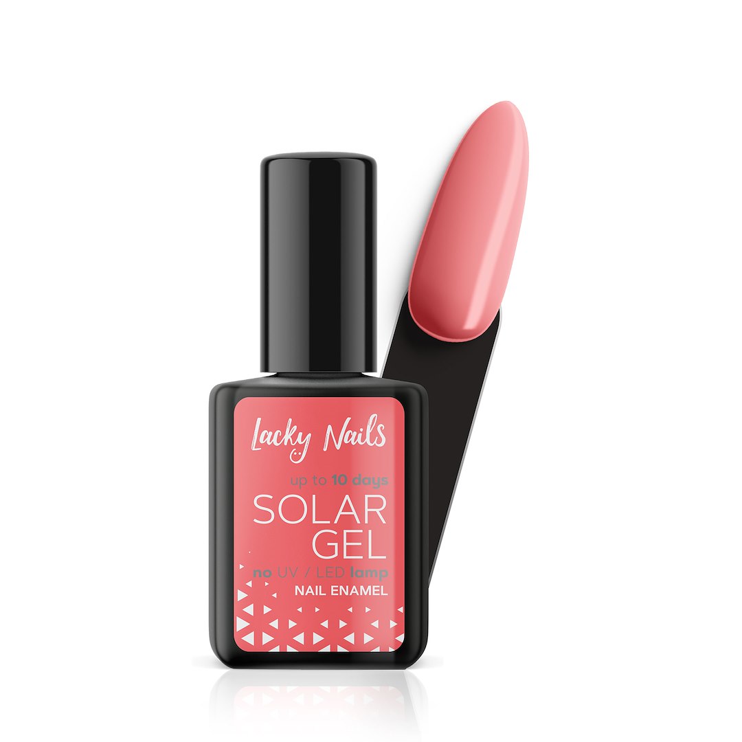 LN NAIL POLISH SOLAR GEL 31 FIRE ORANGE