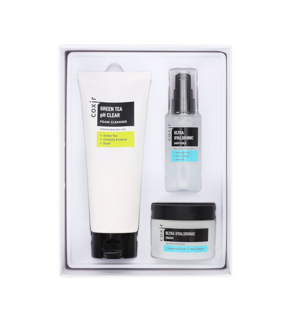 COXIR ULTRA HYALURONIC GIFT SET 120ML + 50ML + 50G