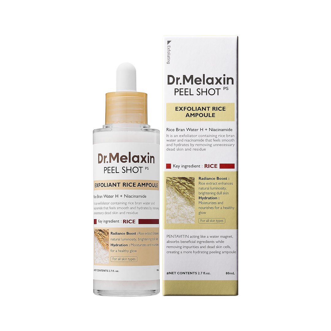 DR.MELAXIN PEEL SHOT EXFOL WHITE RICE AMPOULE 80ML