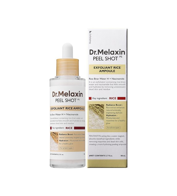 DR.MELAXIN PEEL SHOT EXFOL WHITE RICE AMPOULE 80ML