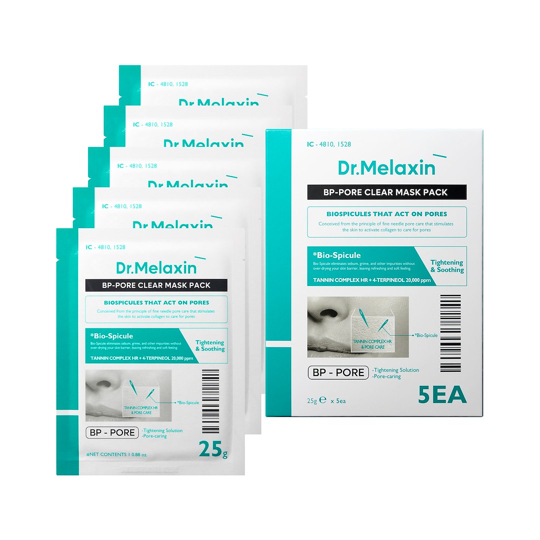 DR.MELAXIN BP PORE CLEAR MASK PACK 25G (5EA)