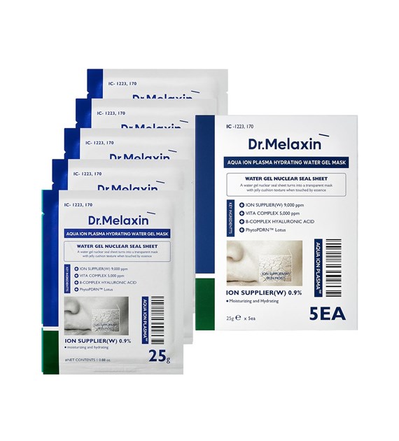DR.MELAXIN AQUA ION PLASMA HYDR WATER GEL MASK 5PC