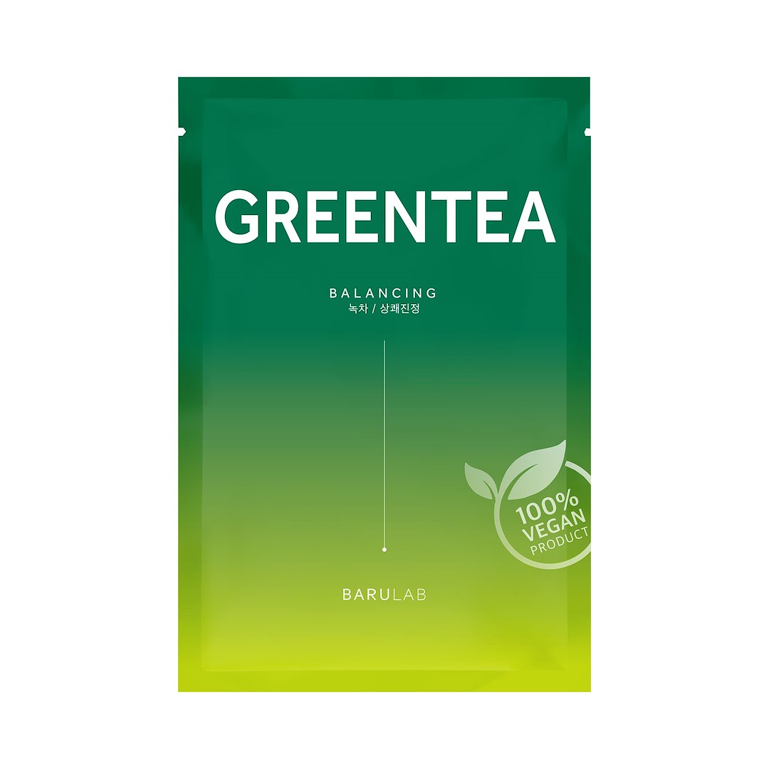 BARULAB THE CLEAN VEGAN MASK GREEN TEA 23G