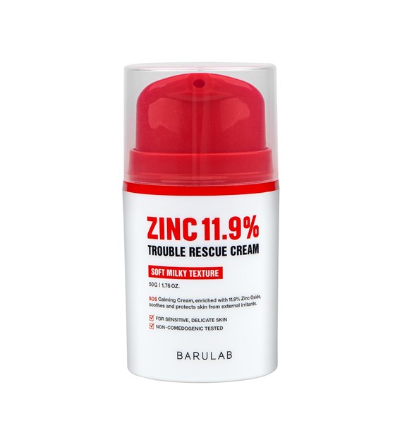 BARULAB ZINC 11.9% TROUBLE RESCUE CREAM 50G