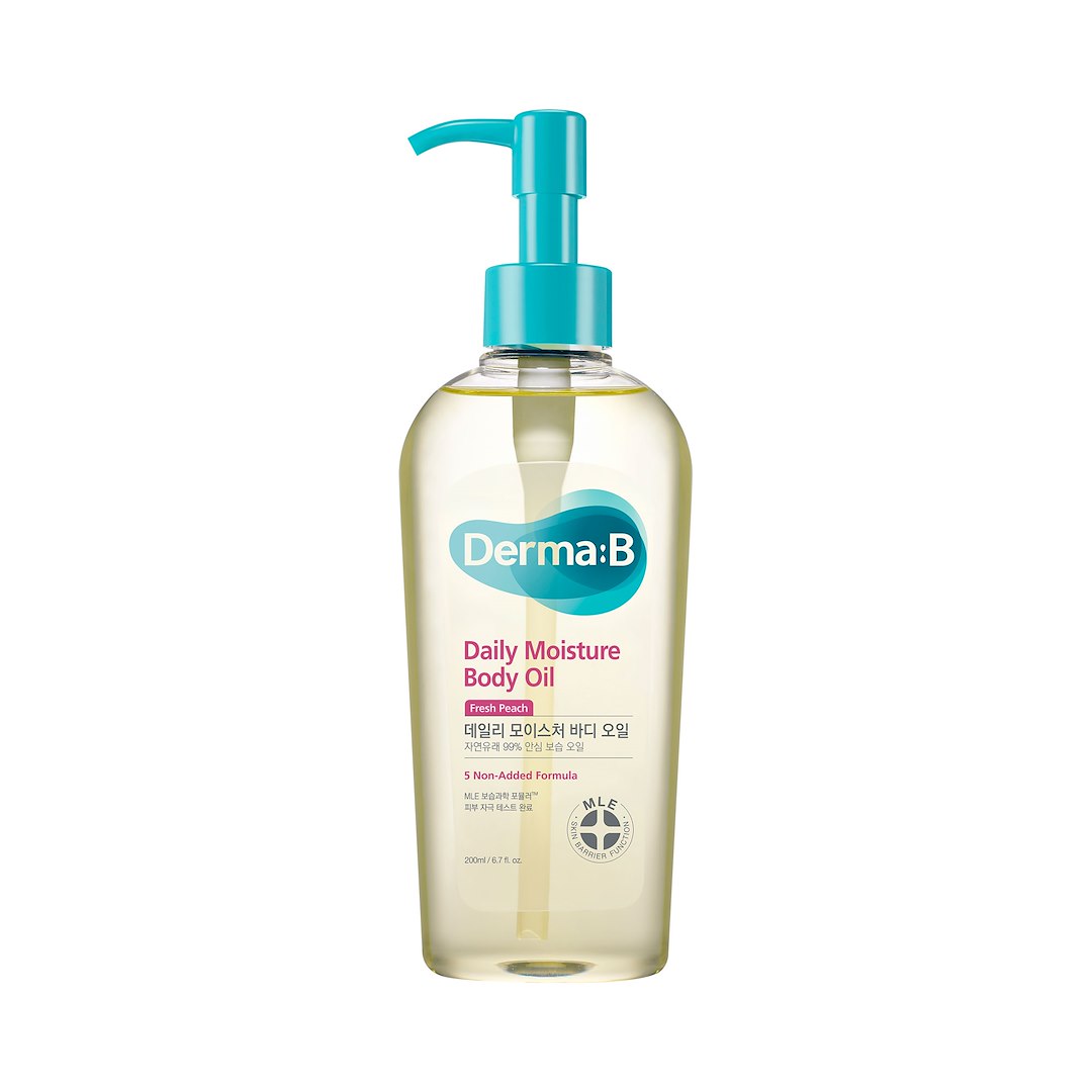 DERMA:B DAILY MOISTURE BODY OIL FRESH PEACH 200ML