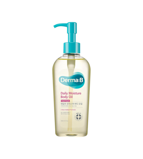 DERMA:B DAILY MOISTURE BODY OIL FRESH PEACH 200ML