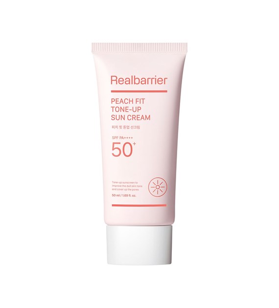 REAL BARRIER PEACH FIT TONE-UP SUN CREAM 50ML