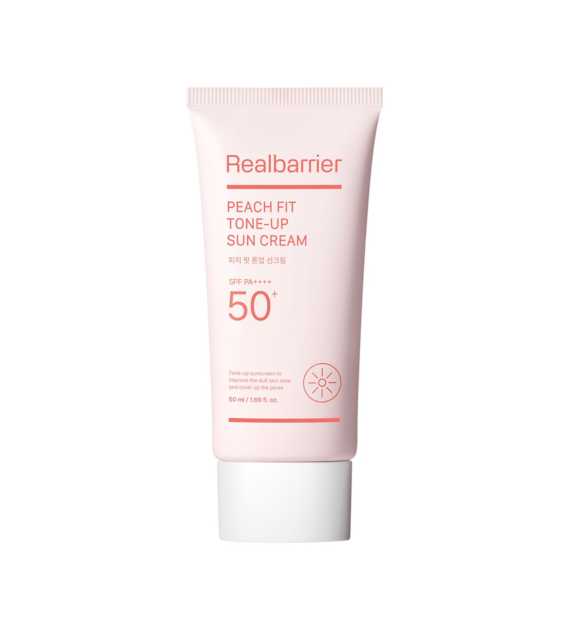 REAL BARRIER PEACH FIT TONE-UP SUN CREAM 50ML