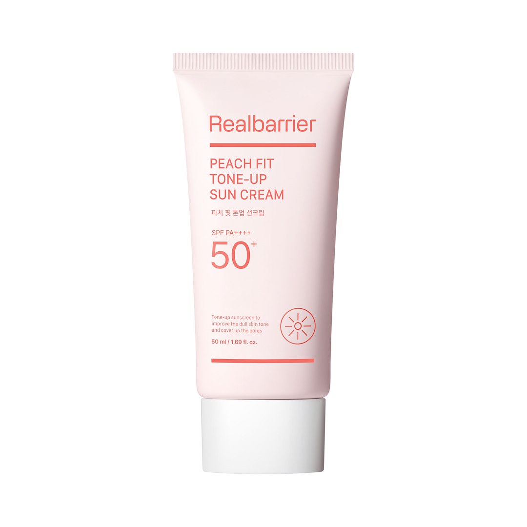 REAL BARRIER PEACH FIT TONE-UP SUN CREAM 50ML