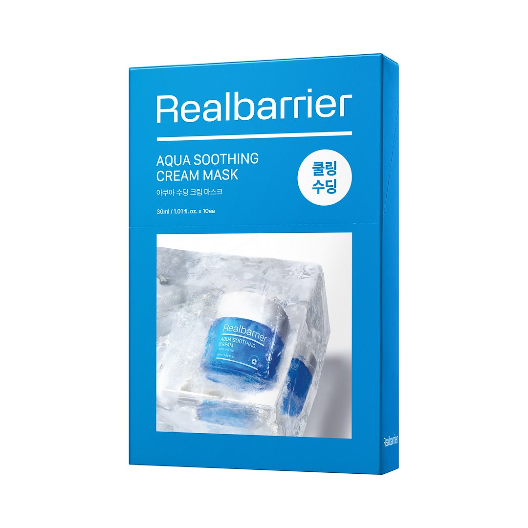 REAL BARRIER AQUA SOOTHING CREAM MASK 30ML (10EA)