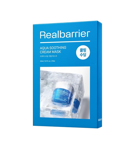REAL BARRIER AQUA SOOTHING CREAM MASK 30ML (10EA)