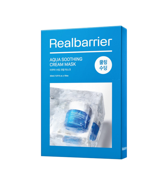 REAL BARRIER AQUA SOOTHING CREAM MASK 30ML (10EA)