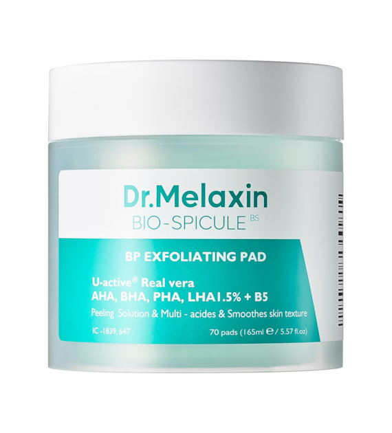 DR.MELAXIN BP EXFOLIATING PAD 70PADS 165ML