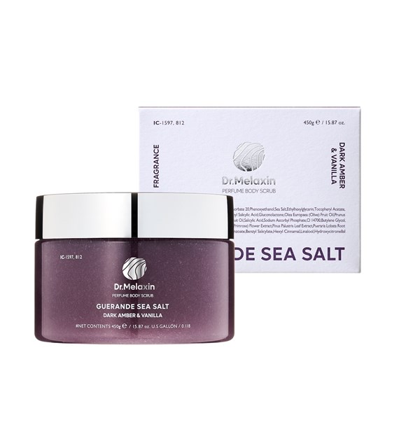 DR.MELAXIN BODY SCRUB DARK AMBER & VANILLA 450G