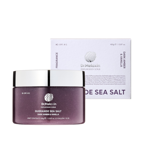 DR.MELAXIN BODY SCRUB DARK AMBER & VANILLA 450G