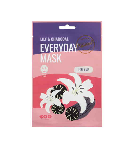 DEARBOO EVERYDAY SHEET MASK LILY&CHARCOAL