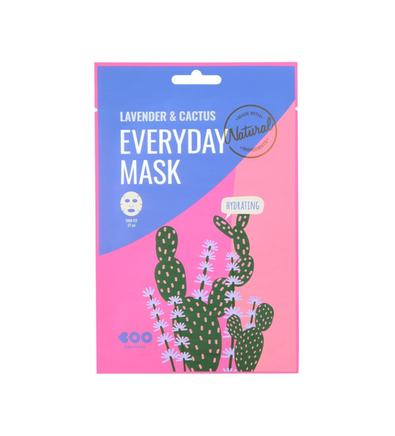 DEARBOO EVERYDAY SHEET MASK LAVENDER&CACTUS