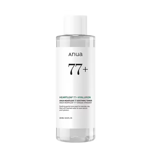 ANUA HEARTLEAF 77% SOOTHING TONER 250ML