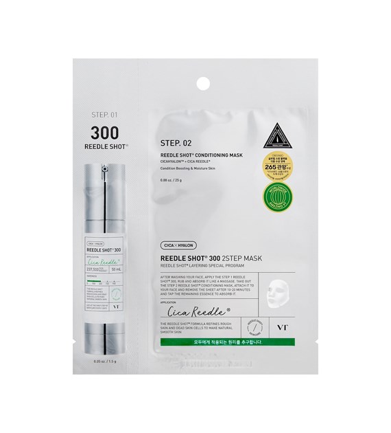 VT COSMETICS REEDLE SHOT 300 2STEP MASK