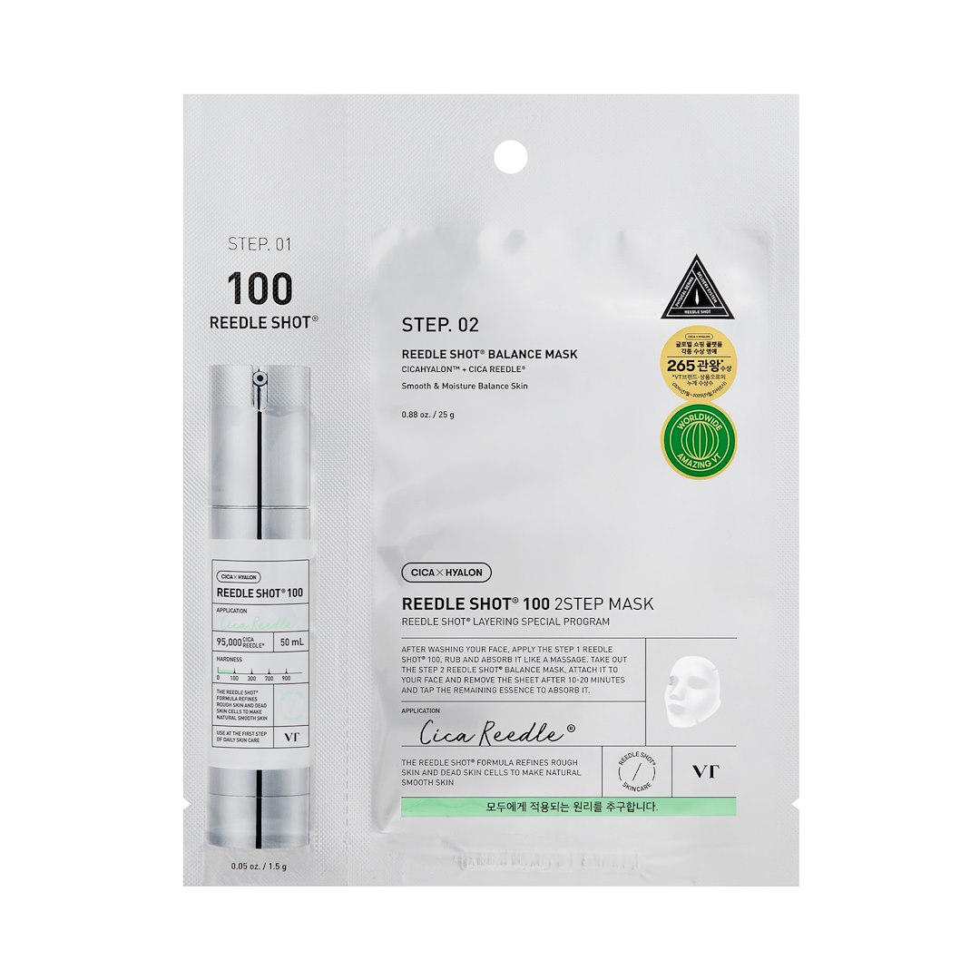 VT COSMETICS REEDLE SHOT 100 2STEP MASK