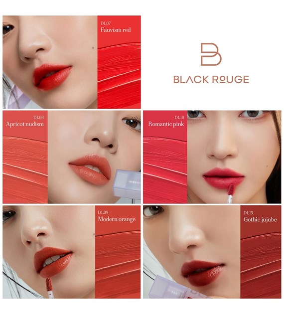 BLACK ROUGE DOUBLE LAYER OVER VELVET ROMANTIC PINK