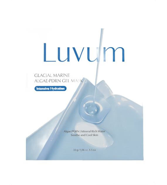 LUVUM GLACIAL MARINE ALGAE-PDRN GEL MASK 5PCS