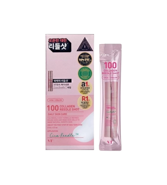 VT COSMETICS 100 COLLAGEN REEDLE SHOT 2MLX10PCS