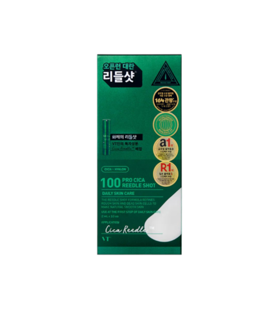 VT COSMETICS 100 PRO CICA REEDLE SHOT 2MLX10PCS