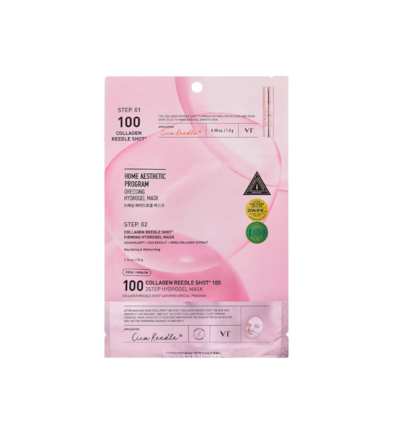 VT COSMETICS COLLAGEN REEDLE SHOT100 2STEP MASK