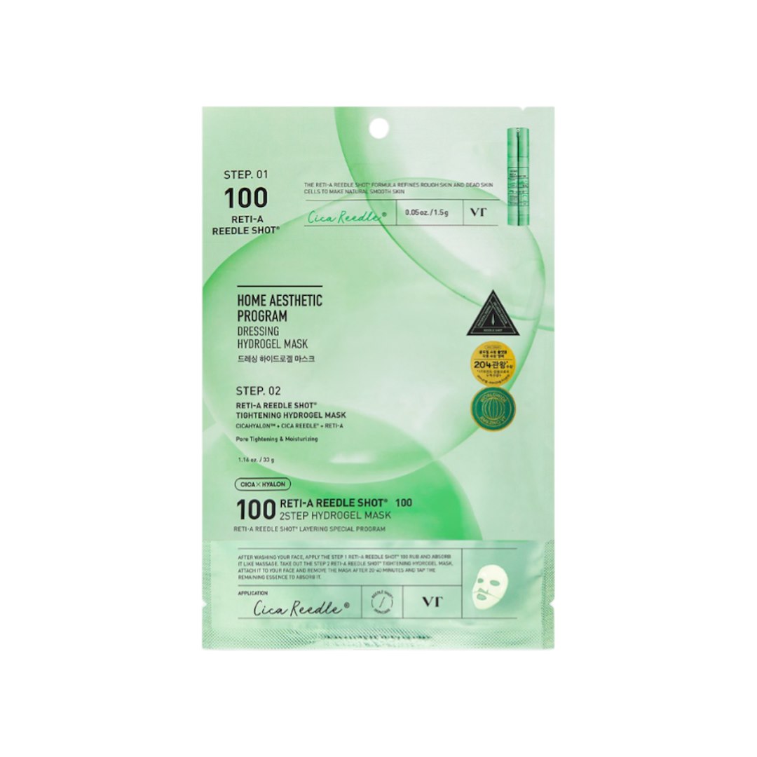 VT COSMETICS RETI-A REEDLE SHOT100 2STEP MASK