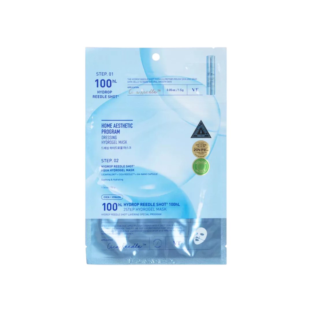 VT COSMETICS HYDROP REEDLE SHOT100 2STEP MASK