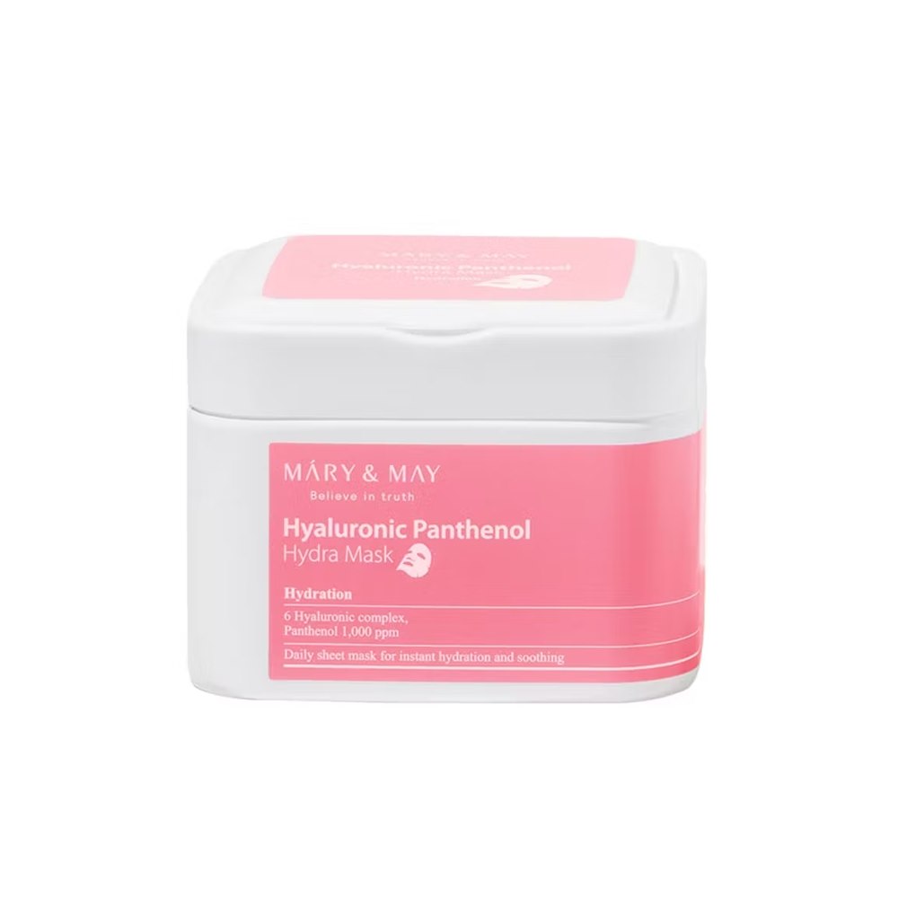 MARY&MAY HYALURONIC PANTHENOL HYDRA MASK 30PCS