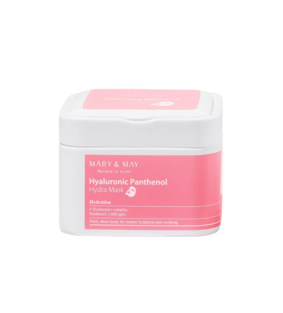 MARY&MAY HYALURONIC PANTHENOL HYDRA MASK 30PCS
