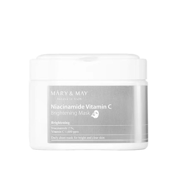 MARY&MAY NIACINAMIDE VITAMIN C MASK 30 PCS