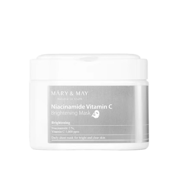 MARY&MAY NIACINAMIDE VITAMIN C MASK 30 PCS
