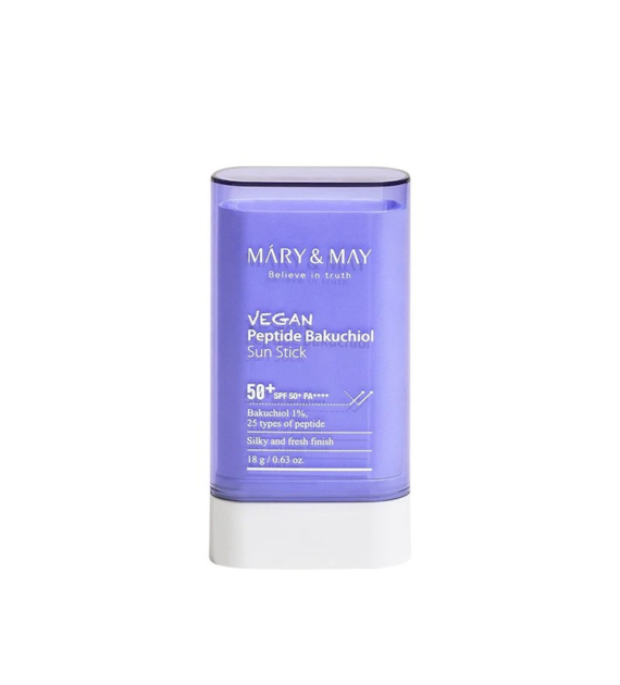 MARY&MAY VEGAN PEPTI-BAKUCH SUNSTICK SPF50+ 18G