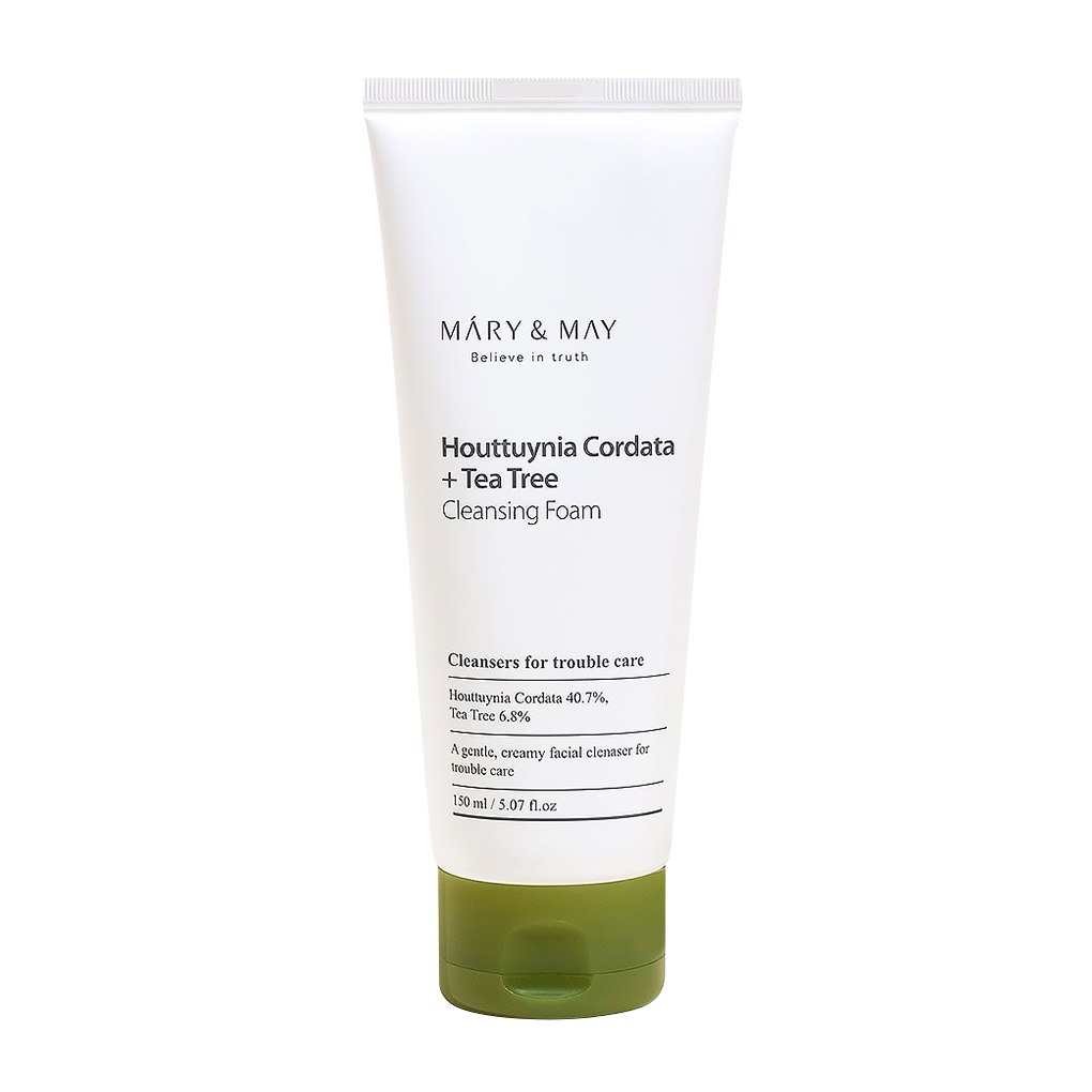 MARY&MAY HOUTTUYNIA TEA TREE CLEANSING FOAM 150ML