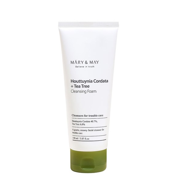 MARY&MAY HOUTTUYNIA TEA TREE CLEANSING FOAM 150ML