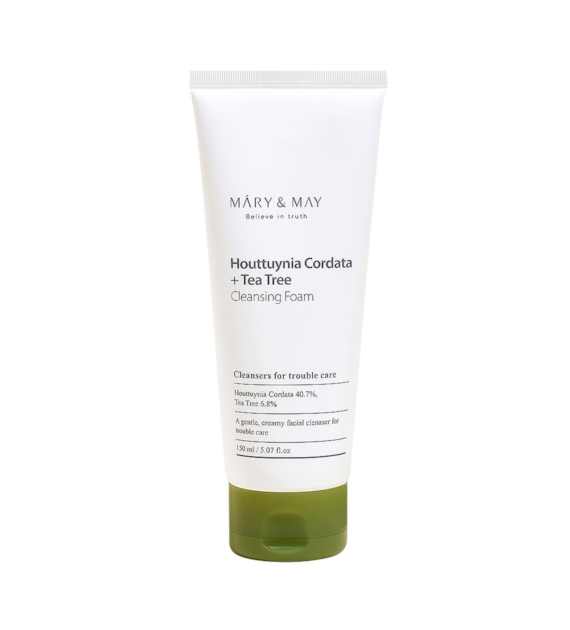 MARY&MAY HOUTTUYNIA TEA TREE CLEANSING FOAM 150ML