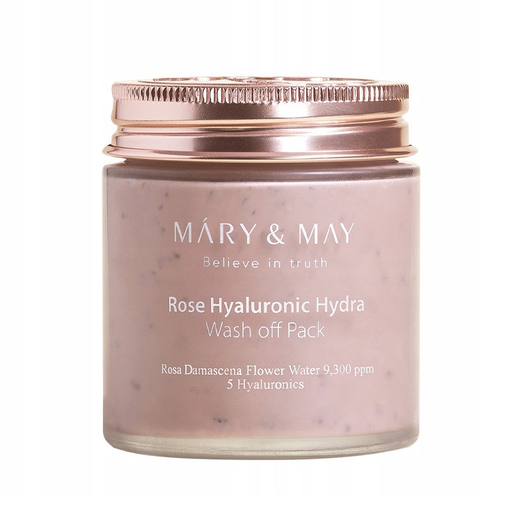 MARY&MAY ROSE HYALURONIC HYDRA WASH OFF PACK 125G