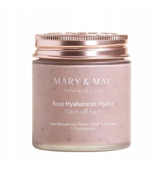 MARY&MAY ROSE HYALURONIC HYDRA WASH OFF PACK 125G