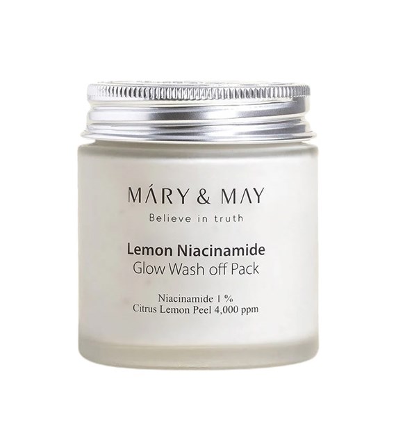MARY&MAY LEMON NIACINAMIDE GLOW WASH OFF PACK 125G