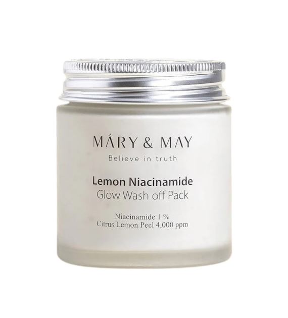 MARY&MAY LEMON NIACINAMIDE GLOW WASH OFF PACK 125G