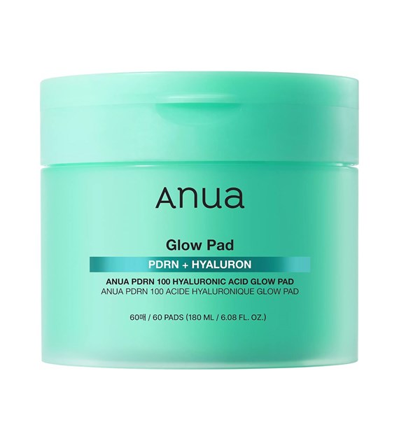 ANUA PDRN 100 HYALURONIC ACID GLOW PAD (60EA)