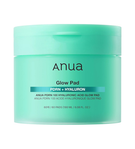 ANUA PDRN 100 HYALURONIC ACID GLOW PAD (60EA)